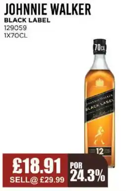 Bestway JOHNNIE WALKER Black label offer