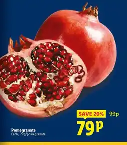 Lidl Pomegranate offer