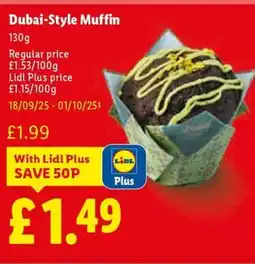 Lidl Dubai-Style Muffin offer