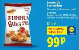 Lidl Snaktastic Sharing Bag offer