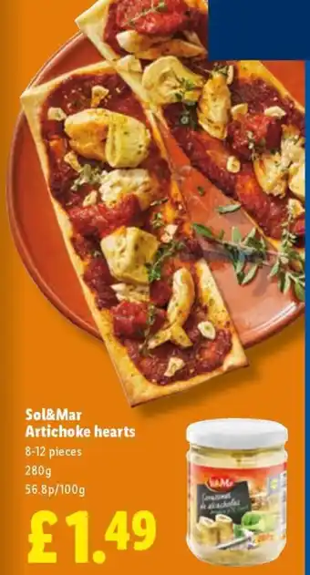 Lidl Sol&Mar Artichoke hearts offer