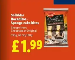 Lidl Sol&Mar Bocaditos- Sponge cake bites offer