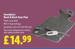 Lidl Sensiplast Back & Neck Heat Pad offer