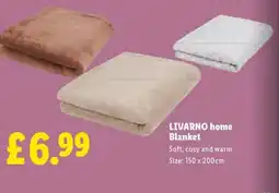 Lidl LIVARNO HOME Blanket offer
