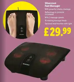 Lidl Silvercrest Foot Massager offer