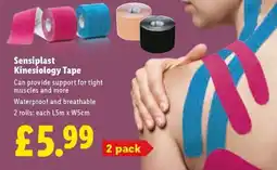 Lidl Sensiplast Kinesiology Tape offer