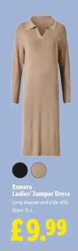 Lidl Esmara Ladies' Jumper Dress offer