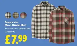 Lidl Esmara Men Men's Flannel Shirt offer