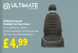 Lidl Ultimate Speed Padded Car Seat Cover offer