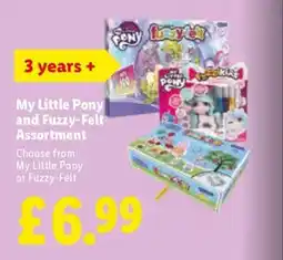 Lidl My Little Pony and Fuzzy-Felt Assortment offer