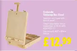 Lidl Crelando Tabletop Box Easel offer