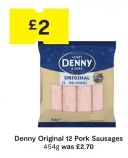 SuperValu Denny Original 12 Pork Sausages offer