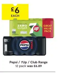 SuperValu Pepsi /7Up / Club Range offer