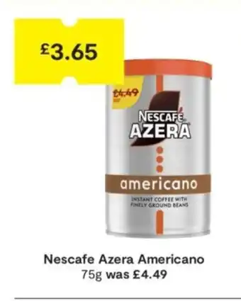 SuperValu Nescafe Azera Americano offer