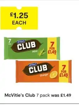 SuperValu McVitie's Club offer