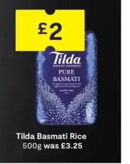 SuperValu Tilda Basmati Rice offer