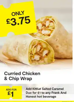 SuperValu Curried Chicken & Chip Wrap offer