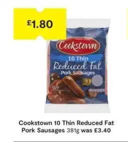 SuperValu Cookstown 10 Thin Reduced Fat Pork Sausages offer