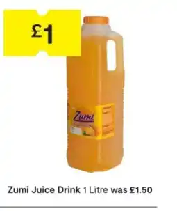 SuperValu Zumi Juice Drink offer
