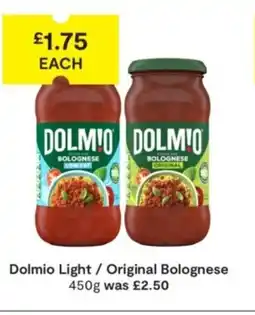 SuperValu Dolmio Light / Original Bolognese offer