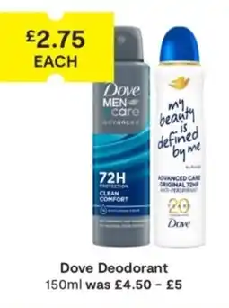 SuperValu Dove Deodorant offer