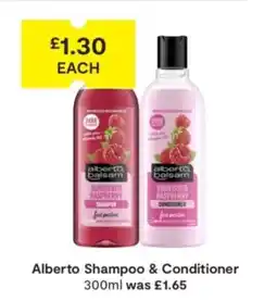 SuperValu Alberto Shampoo & Conditioner offer