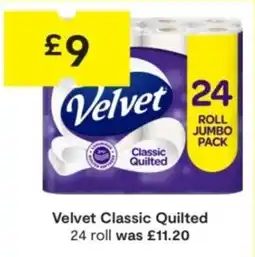 SuperValu Velvet Classic Quilted offer