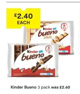 SuperValu Kinder Bueno offer