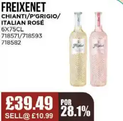 Bestway FREIXENET Chianti/p'grigio/ italian rosé offer