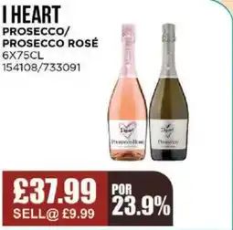 Bestway I HEART Prosecco/ prosecco rosé offer