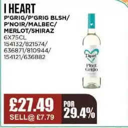 Bestway I HEART P'grig/p'grig blsh/ p'noir/malbec/ merlot/shiraz offer
