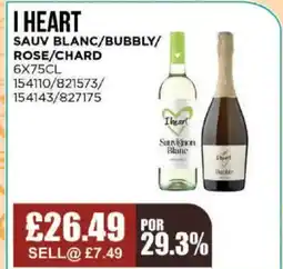 Bestway I HEART Sauv blanc/bubbly/ rose/chard offer