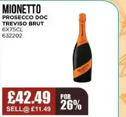 Bestway MIONETTO Prosecco doc treviso brut offer