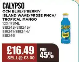 Bestway CALYPSO Ocn blue/s'berry/ island wave/prdse pnch/ tropical mango offer