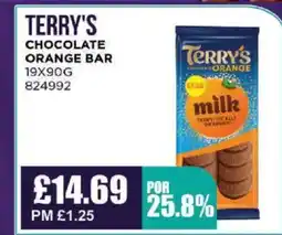 Bestway TERRY'S Chocolate orange bar offer