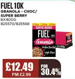 Bestway FUEL 10K Granola - choc/ super berry offer