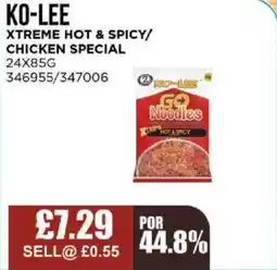 Bestway KO-LEE Xtreme hot & spicy/ chicken special offer