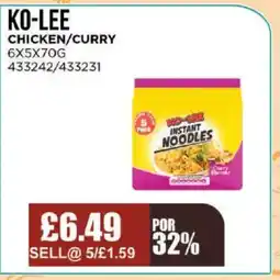 Bestway KO-LEE Chicken/curry offer