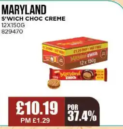 Bestway MARYLAND S'wich choc creme offer