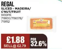 Bestway REGAL Sliced - madeira/ c'nut/fruit offer