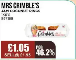 Bestway MRS CRIMBLE'S Jam coconut rings offer