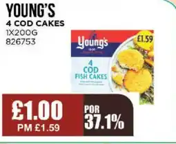 Bestway YOUNG'S 4 Cod cakes offer