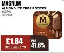 Bestway MAGNUM Almond ice cream sticks offer