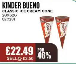 Bestway KINDER BUENO Classic ice cream cone offer