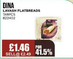 Bestway DINA Lavash flatbreads offer