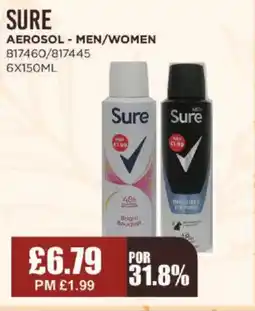 Bestway SURE Aerosol - men/women offer