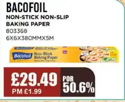 Bestway BACOFOIL Non-stick non-slip baking paper offer
