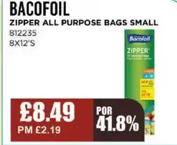 Bestway BACOFOIL Zipper all purpose bags small offer