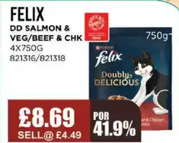 Bestway FELIX Dd salmon & veg/beef & chk offer