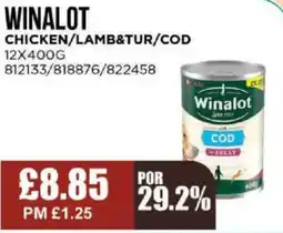Bestway WINALOT Chicken/lamb&tur/cod offer